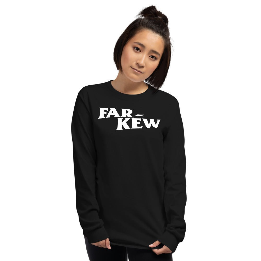 Reimagining Casual Elegance with the Farkew Logo Ladies Long Sleeve Shirt