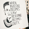 5 Ways the Injustice Becomes Law T-Shirt Makes a Bold Statement