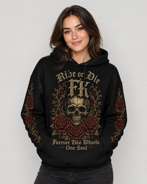 FK Roses with Thorns Ride or Die Hoodie