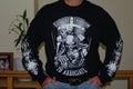BIKER SKULL EUREKA FLAG T SHIRT SUPPORT FREEDOM TO ASSOCIATE LONG SLEEVE NO VLAD