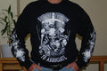 BIKER SKULL EUREKA FLAG T SHIRT SUPPORT FREEDOM TO ASSOCIATE LONG SLEEVE NO VLAD