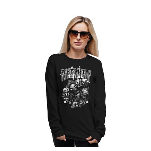 Australian Infidel - Ladies Long Sleeve Shirt