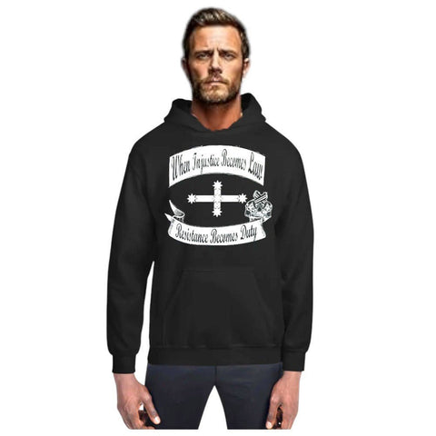 Injustice Becomes Law - Men's Hoodie