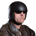 Low Profile Helmet Harley Open Face Skull Cap Novelty Helmet with Helmet STICKER inclued