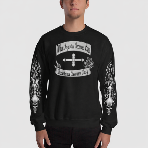 Injustice Becomes Law - Men's Sweatshirt