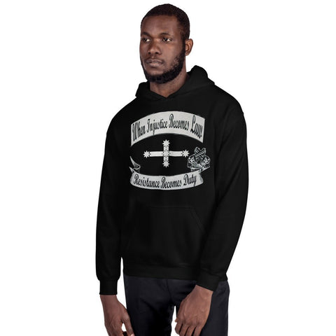 Injustice Becomes Law - Men's Hoodie