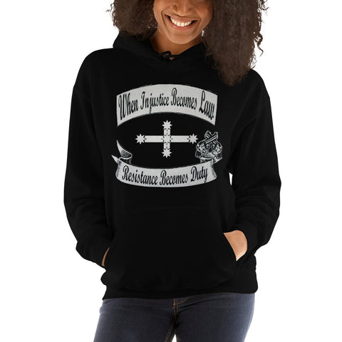 Injustice Becomes Law - Women's Hoodie